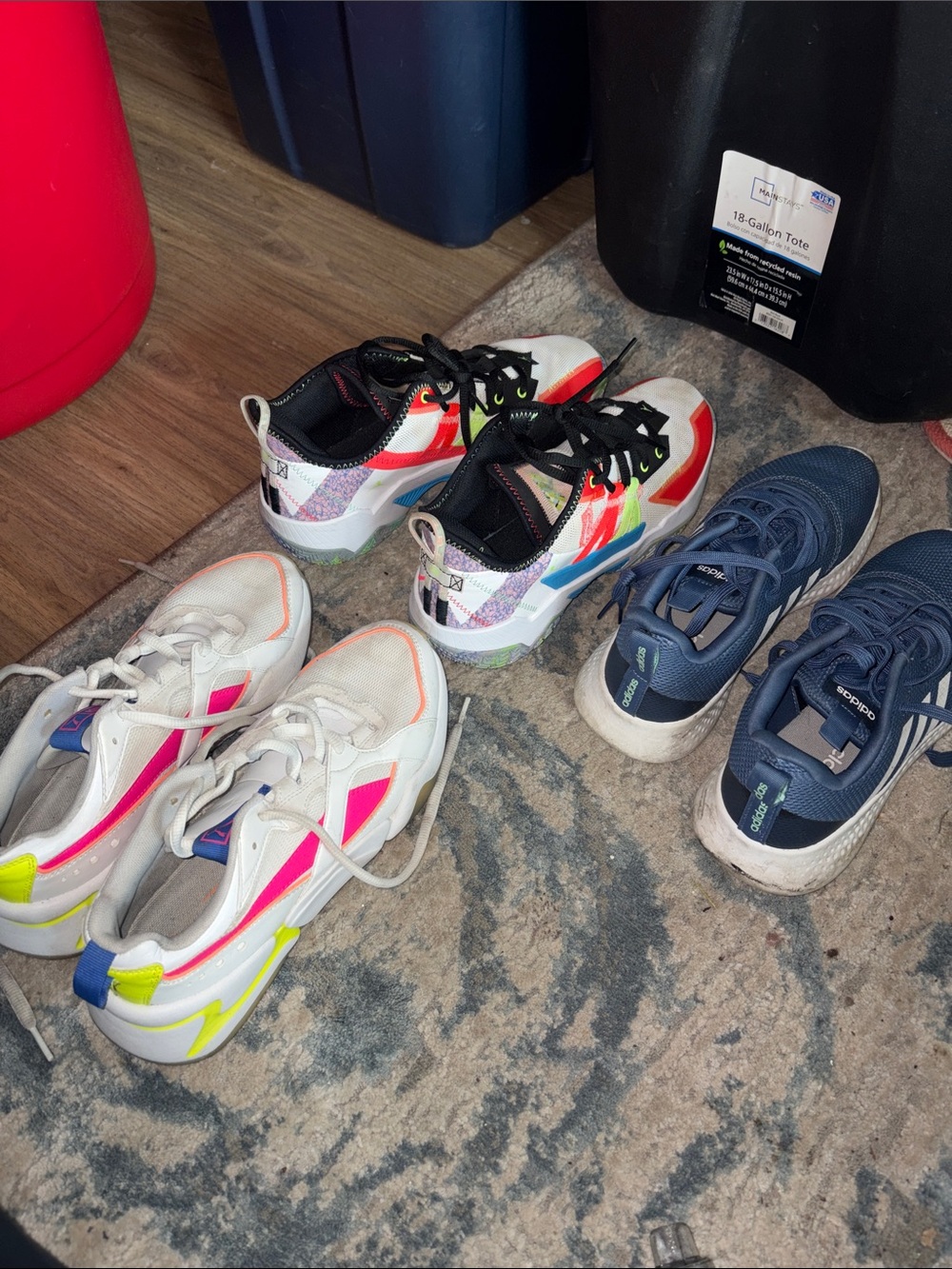 Womens Athletic Sneakers  Jordan’s - Multicolor Addidas great deal!